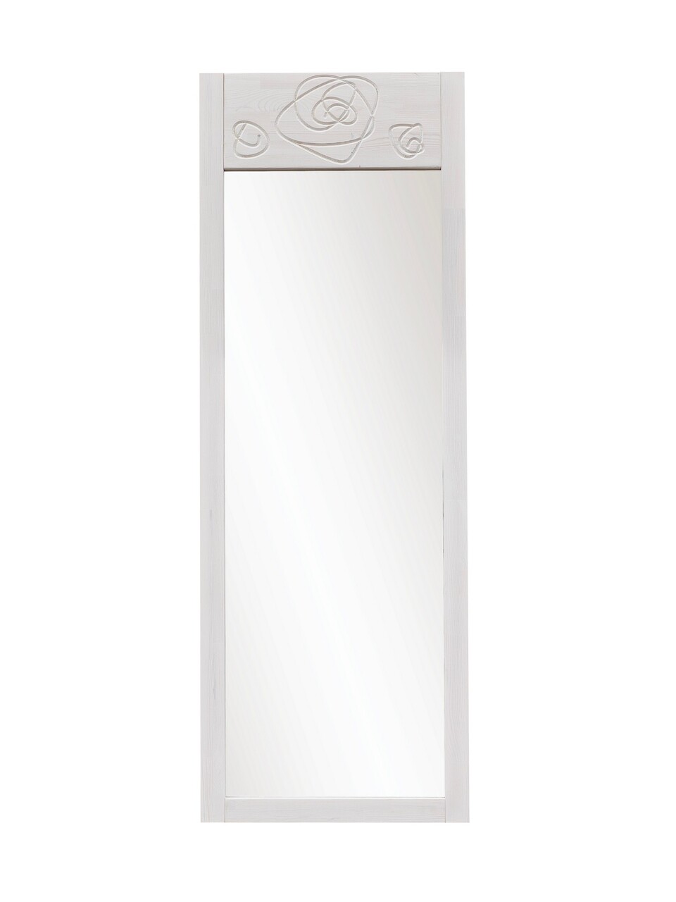 Oglinda Cheval, Hanah Home, Roses, 55x155x2 cm, Alb - imagine 7